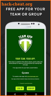 Team App screenshot