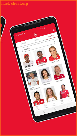 Team Canada Olympic App screenshot