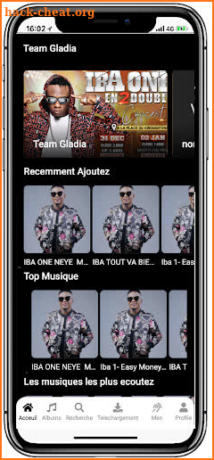 Team Gladia Play Music screenshot