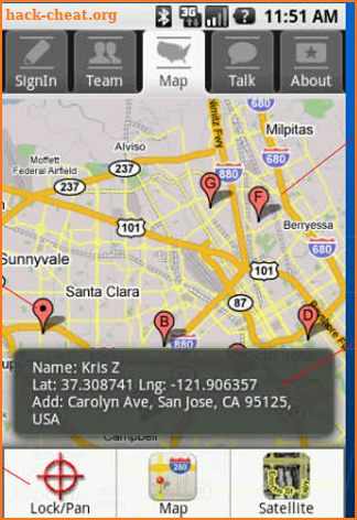 Team GPS (full version) screenshot