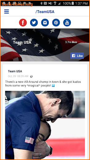 Team USA App screenshot
