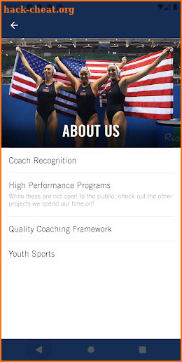 Team USA Mobile Coach screenshot