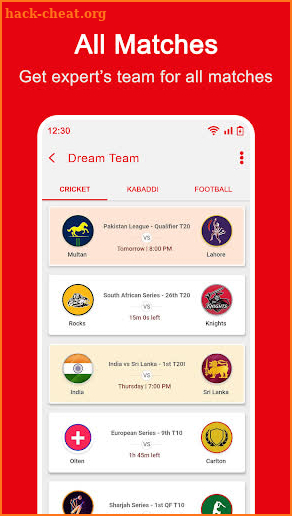 Team11 - Team for Dream11 Tips screenshot