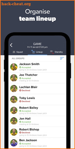 Teamer - Sports Team App screenshot