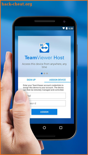 TeamViewer Host screenshot