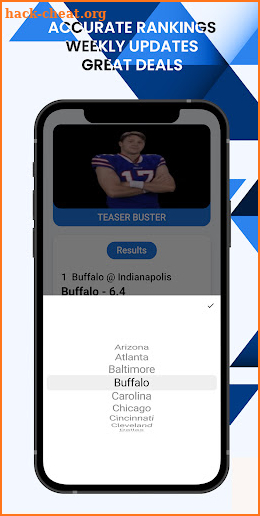 TeaserBuster - NFL Predictions screenshot