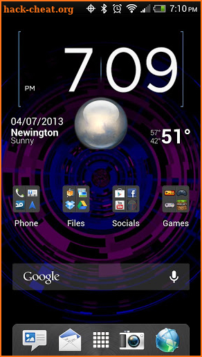 Tech Rings Live Wallpaper screenshot