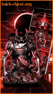 Tech Robot Man Theme screenshot