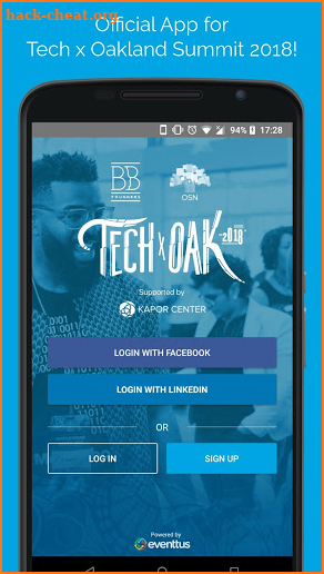 Tech x Oakland Summit 2018 screenshot