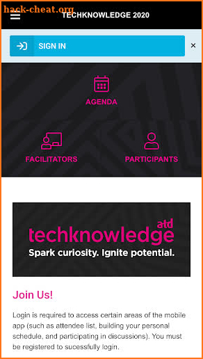 TechKnowledge 2020 screenshot