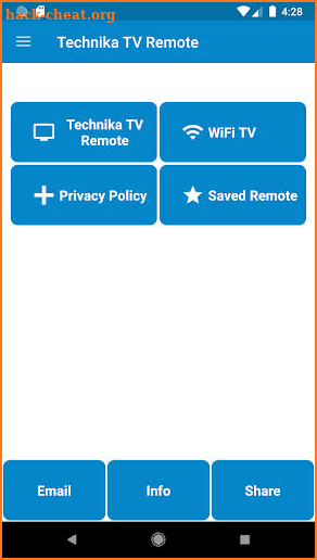 Technika TV Remote Control screenshot