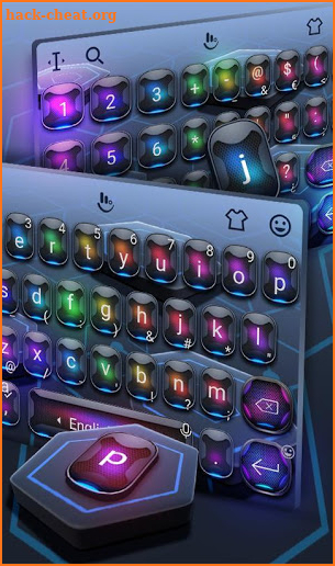 Technological Keyboard Theme screenshot