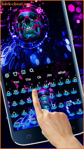 Technology Laser Skull keyboard screenshot