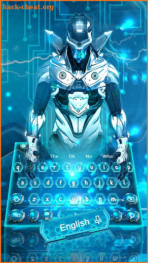Technology Robot Keyboard Theme🤖 screenshot