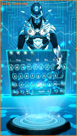 Technology Robot Keyboard Theme🤖 screenshot