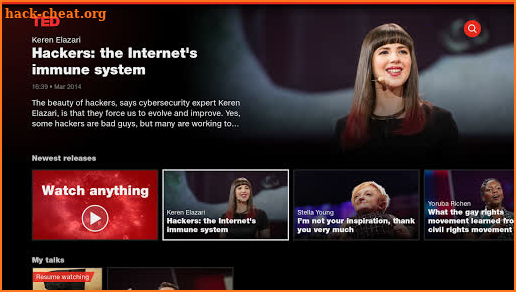 TED TV screenshot