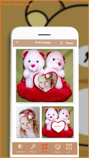 Teddy Bear Day Photo Editor and Frames screenshot