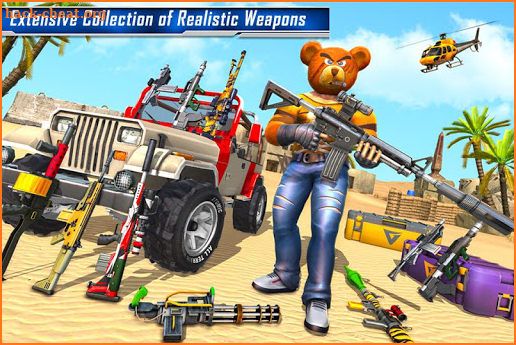 Teddy Bear Gun Strike Game: Counter Shooting Games screenshot