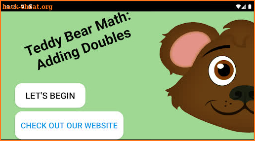 Teddy Bear Math - Doubles screenshot