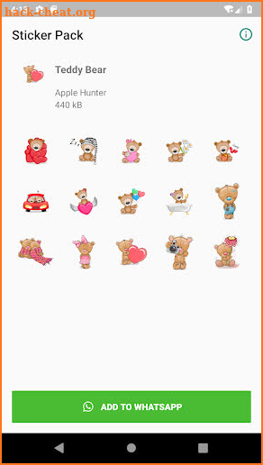 Teddy Bear Stickers for WhatsApp screenshot
