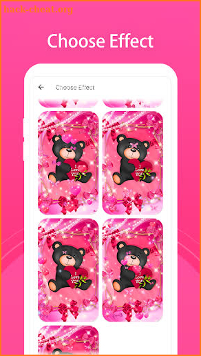 Teddy bear wallpaper - Glittering Live Wallpaper screenshot