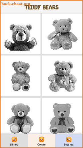 Teddy Bears Color by Number - Pixel Art Game screenshot