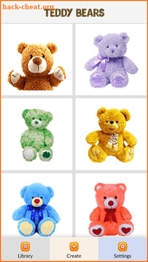 Teddy Bears Color by Number - Pixel Art Game screenshot