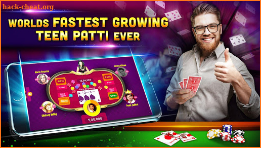 Teen Patti Platinum - Indian Card Poker (TPP) screenshot