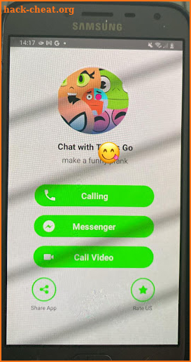Teen prank Titans Go fake call video and Chat screenshot