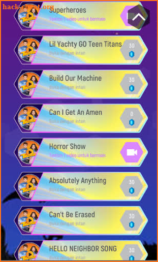 Teen Titans Magic Tiles Hop screenshot