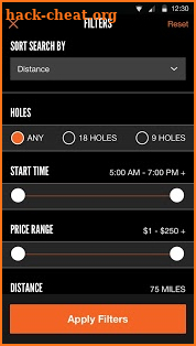 TeeOff.com by PGA TOUR screenshot