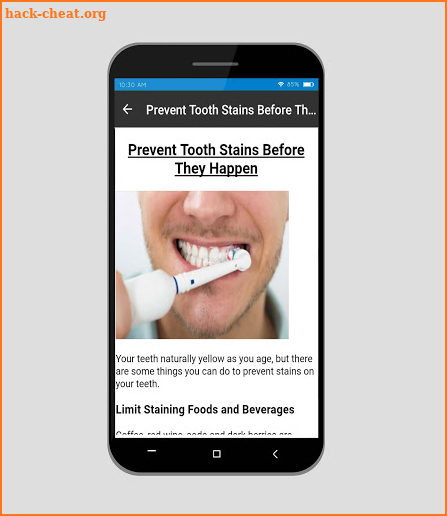 Teeth Cleaning Tips screenshot