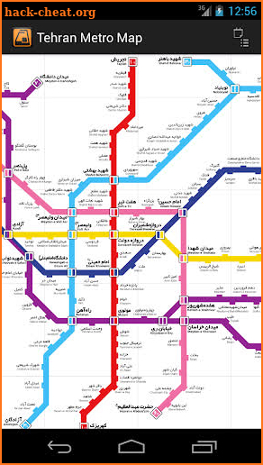 Tehran Metro Map (free) screenshot