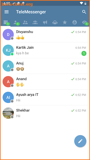 Tele Pro Messenger screenshot