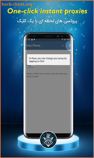 TeleBc with smart proxy screenshot