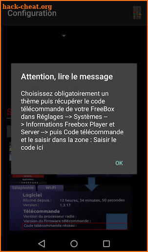 Télécommande Freebox screenshot
