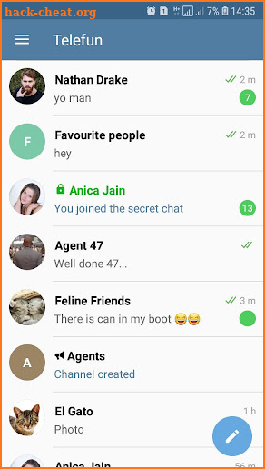 Telefun - Fake chat maker Prank screenshot