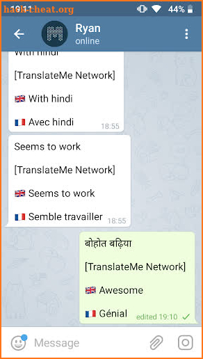 Telegram Translator Unofficial screenshot
