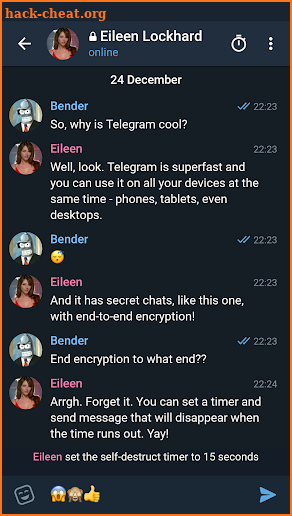 Telegram X screenshot