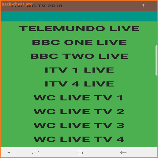 TELEMUNDO LIVE WORLD CUP 2018 screenshot