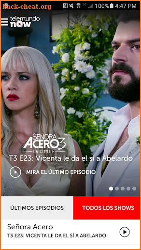 Telemundo Now screenshot
