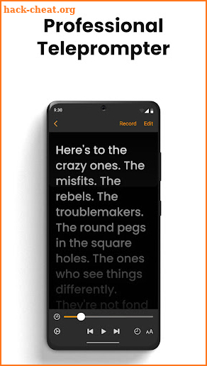 Teleprompter.com screenshot