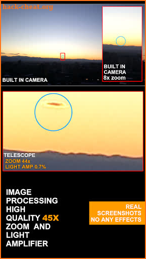 Telescope 45x HQ Img.Proc. Zoom Photo and Video screenshot