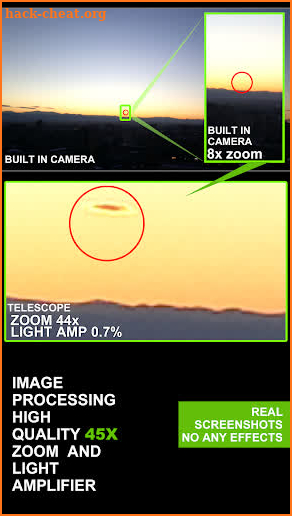 Telescope Bx 7.2 45x Zoom Photo and Video Camera screenshot
