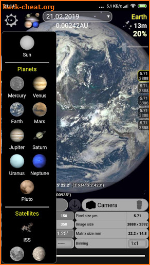 Telescope calculator (no ads) screenshot
