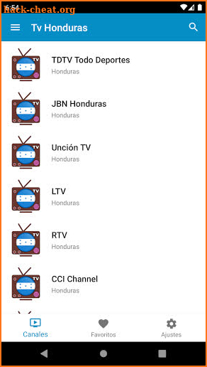 Television de Honduras - Canales de tv en vivo screenshot