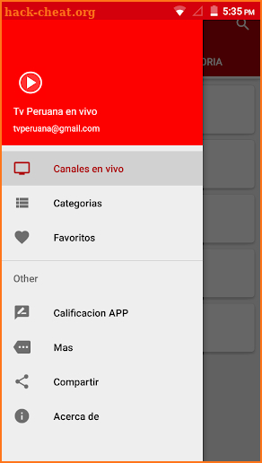 Televisión Peruana - Canales Peruanos screenshot