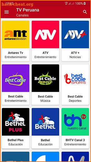 Televisión Peruana - Media HTV screenshot