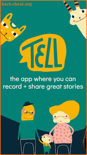 Tell: record + share stories screenshot