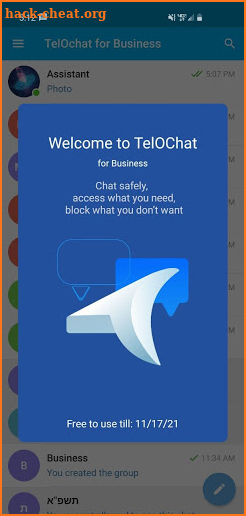 TelOChat for Business screenshot